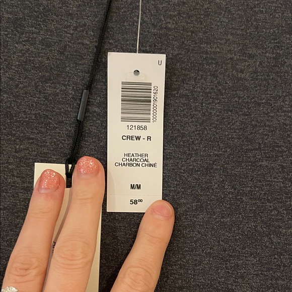 Aritzia Contour Heather Charcoal Bodysuit Soze Medium NWT - Picture 3 of 4